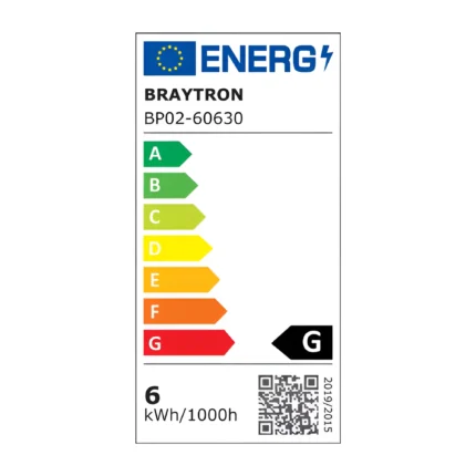 LED panel 6W 6500K IP40 ugradni beli kvadrat - Слика 8