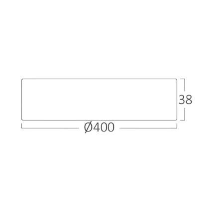 LED panel 36W 3000K nadgradni beli krug - Slika 6