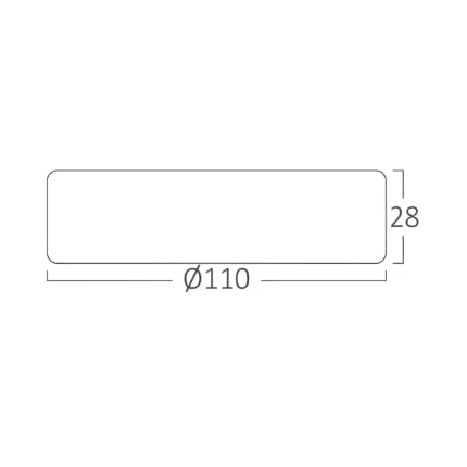 LED panel 6W 4000K nadgradni beli krug - Slika 4