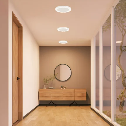 LED panel 20W 3u1 nadgradni beli krug sa senzorom - Slika 2