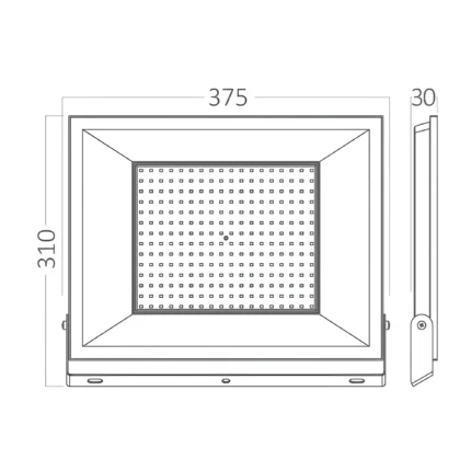 LED reflektor FC 200W crni 6500K IP65 - Slika 6
