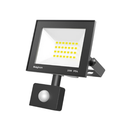 LED reflektor FC 20W crni 6500K IP54 sa senzorom - Slika 1