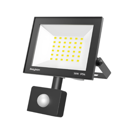 LED reflektor FC 30W crni 6500K IP54 sa senzorom - Slika 1