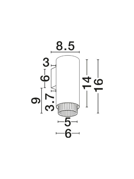 Nova Luce zidna lampa NESSI 9011404 - Slika 4