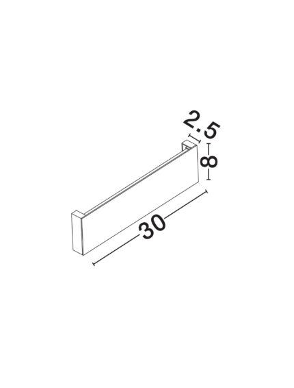 Nova Luce zidna lampa METRIC 9026137 - Слика 6
