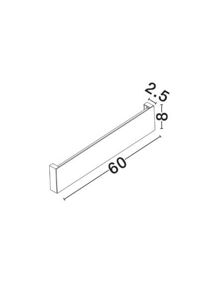 Nova Luce zidna lampa METRIC 9026138 - Слика 6