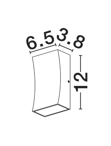 Nova Luce zidna lampa BOXY 9030150 - Slika 6