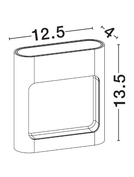 Nova Luce zidna lampa TALL 9030802 - Слика 6