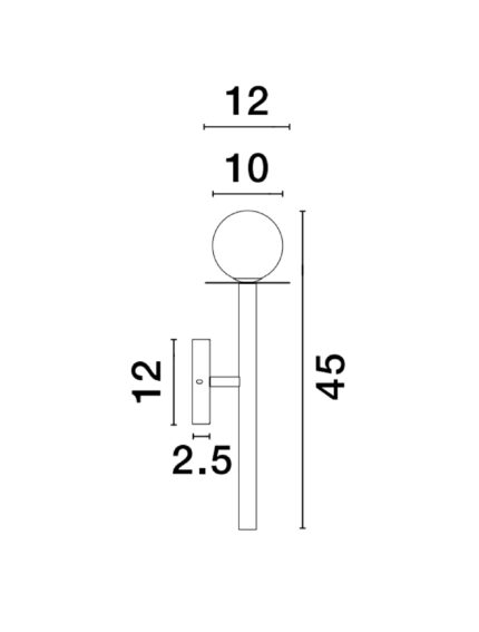 Nova Luce zidna lampa PIELO 9043310 - Слика 4