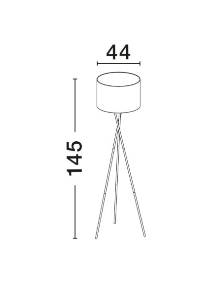 Nova Luce podna lampa RETRO 9050160 - Слика 6