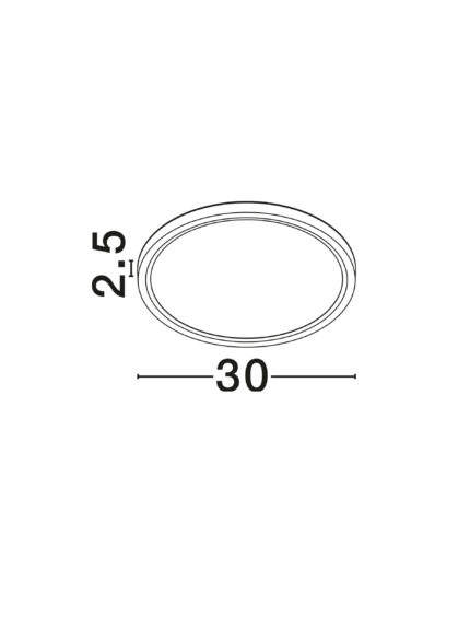 Nova Luce plafonjera DIXIE 9060189 - Slika 6