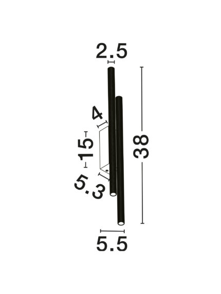 Nova Luce zidna lampa PARON 9060239 - Слика 4