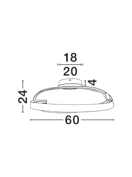 Nova Luce plafonjera OLIA 9104713 - Slika 6