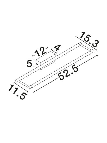 Nova Luce zidna lampa OLAS 9117313 - Slika 4