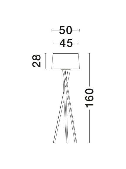 Nova Luce podna lampa SALINO 9145061 - Slika 6