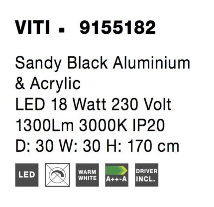 Nova Luce podna lampa VITI 9155182 - Slika 6