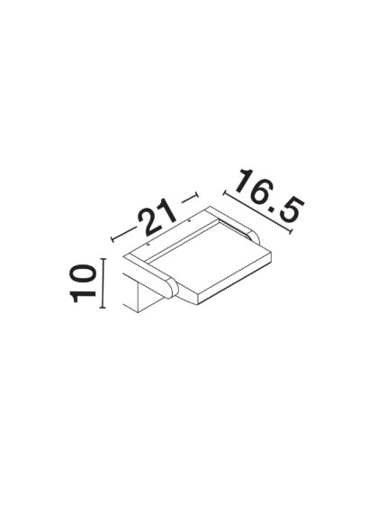 Nova Luce zidna lampa SALLY 9176105 - Слика 6
