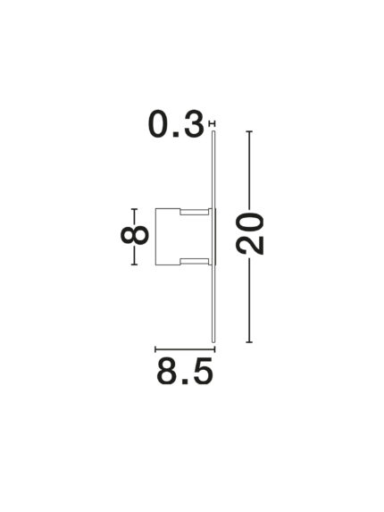 Nova Luce zidna lampa VETRIO 9236423 - Слика 4