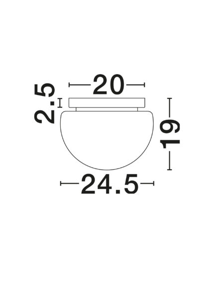 Nova Luce plafonjera EBONY 9236502 - Slika 6