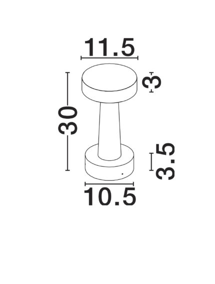 Nova Luce dvorišna svetiljka CRAM 9540241 - Слика 6