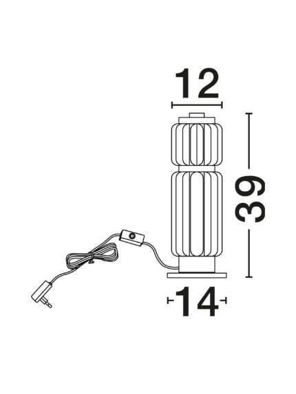 Nova Luce stona lampa LIESSA 9540292 - Slika 6