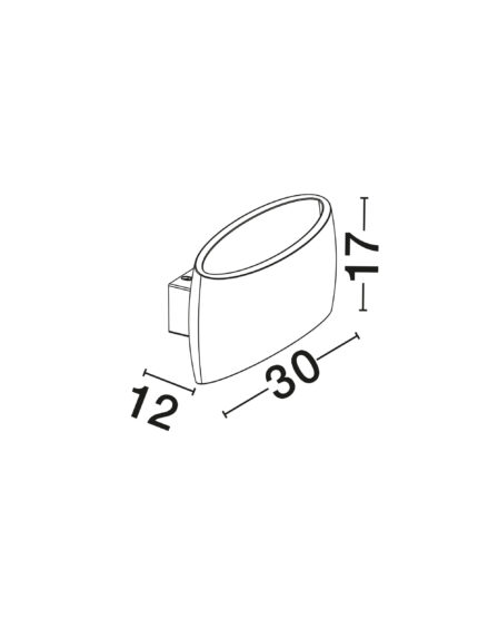 Nova Luce zidna lampa PEZZO 9540409 - Слика 4