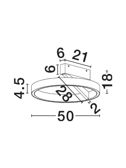 Nova Luce plafonjera ADALIZ 9695125 - Слика 6