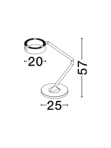 Nova Luce stona lampa AFI 9870019 - Slika 6