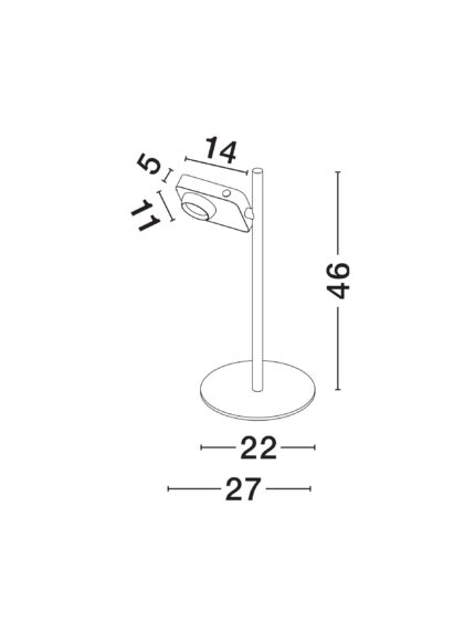Nova Luce stona lampa KEDROS 9870033 - Slika 6