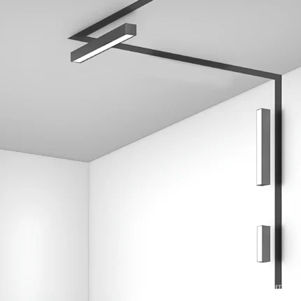 Bela magnetna linearna svetiljka 30W 3IN1 – Braytron - Слика 2