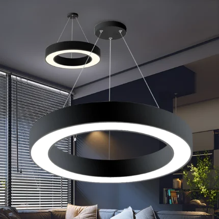 LED visilica BLADE 2 – 45W 3u1 remote crni krug - Slika 2
