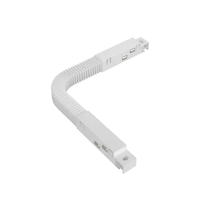 Beli ugaoni konektor za magnetnu šinu 48V DC – Braytron - Slika 1
